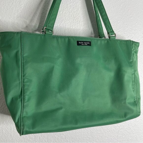 Vintage Kate Spade Nylon Green Shoulder Bag - Picture 2 of 8